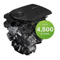 Top engine on the 2016 Jeep Cherokee