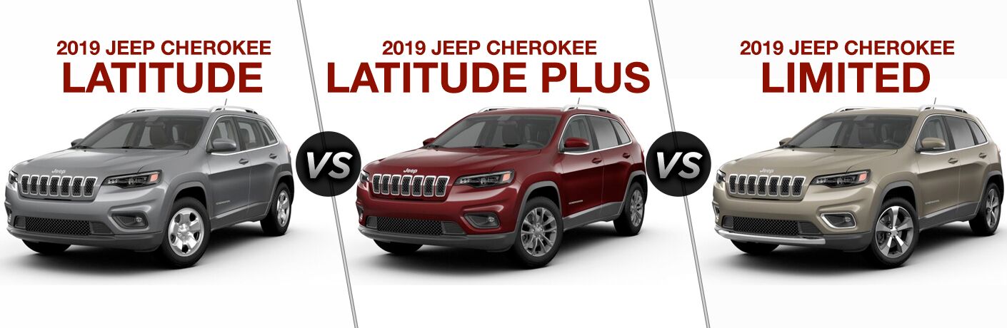 2019 Jeep Cherokee Latitude Vs Latitude Plus Vs Limited