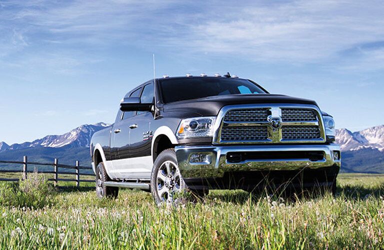 2016 Ram 3500 on a field