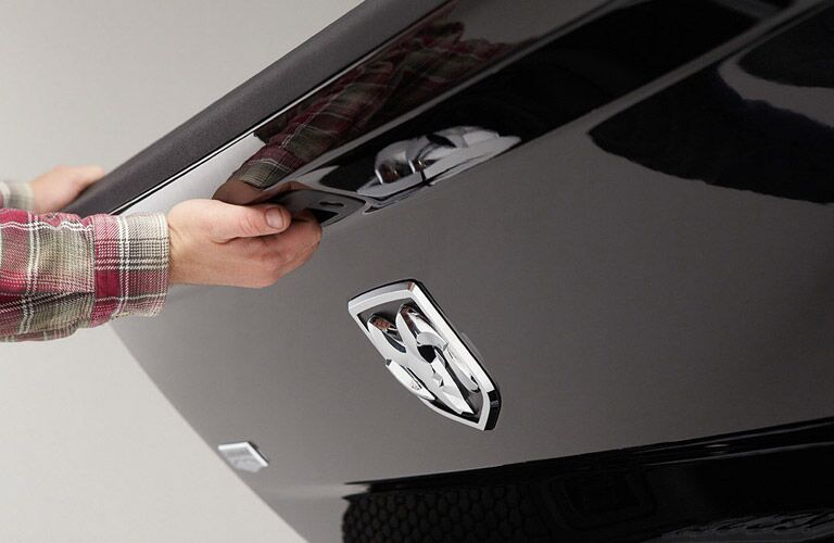 tailgate of the 2017 Ram 3500