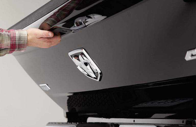 tailgate of the 2018 Ram 2500