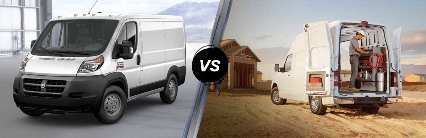 2019 Ram Promaster Cargo Van Vs 2019 Nissan Nv Cargo Van