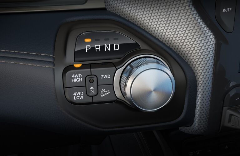 Rotary e-shift dial in 2019 Ram Heavy Duty
