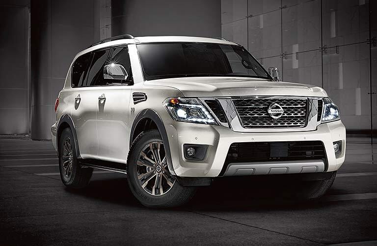 white 2017 Nissan Armada exterior front