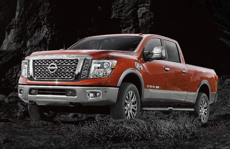 red 2017 Nissan Titan XD exterior front