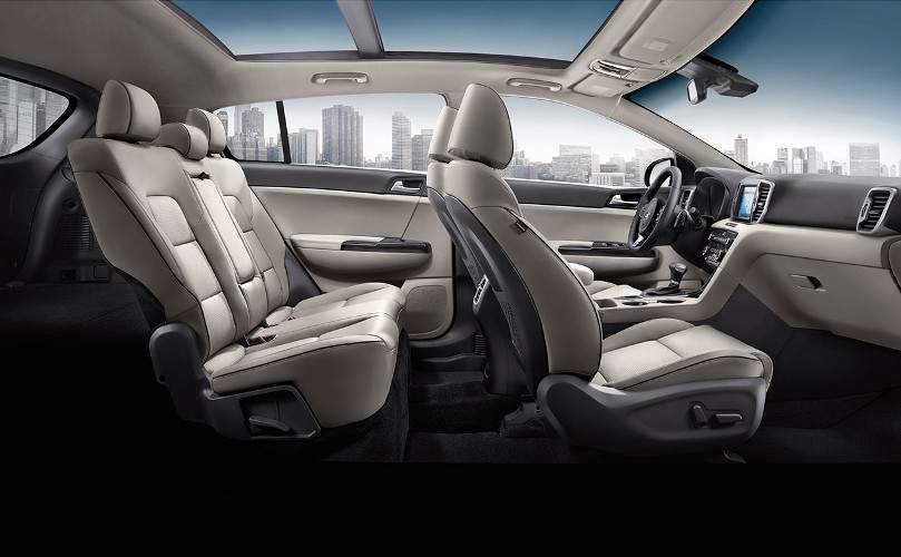 kia sportage interior