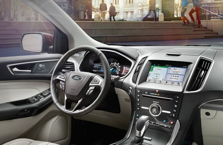 2016 Ford Edge dashboard steering wheel