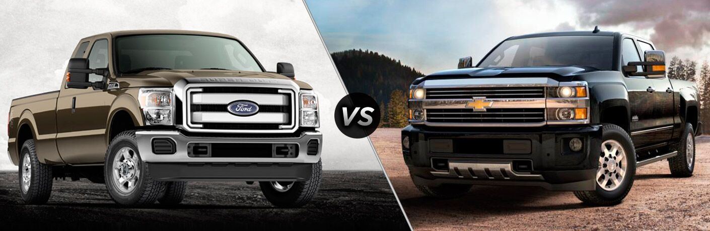 2016 Ford F-350 Super Duty vs. 2016 Chevrolet Silverado 3500HD