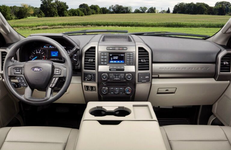 2017 Ford F-250 Super Duty leather interior
