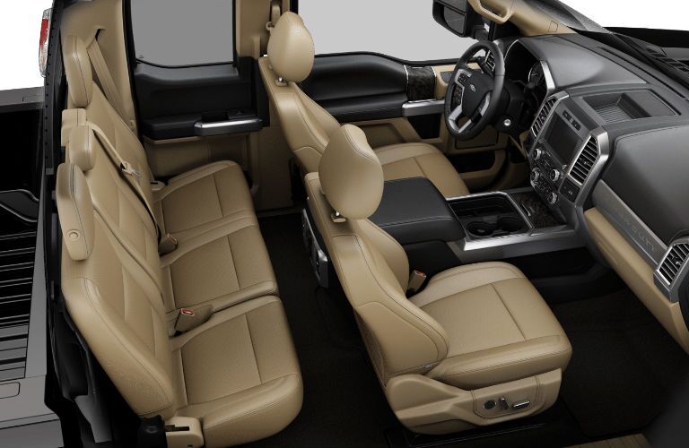 2017 Ford F-250 Super Duty Lariat leather interior