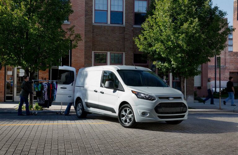 2017 transit connect frozen white