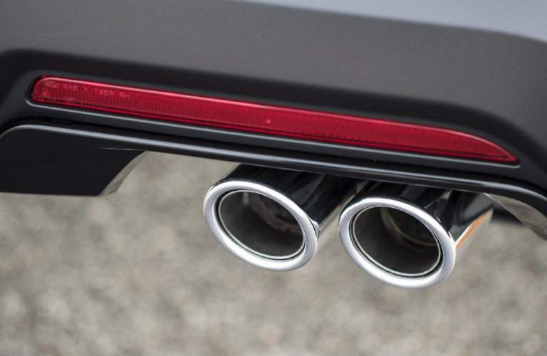 2018 Ford Explorer dual chrome tipped exhaust