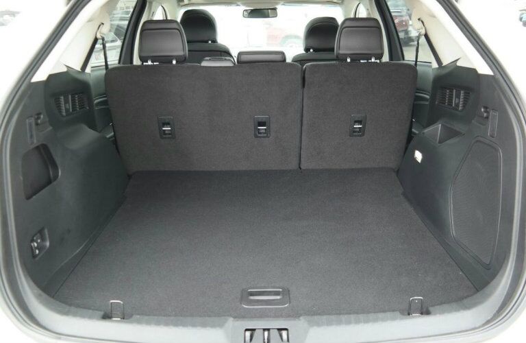 Rear cargo volume of 2018 Ford Edge