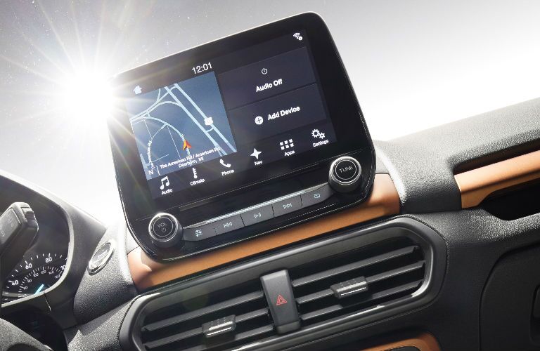 2018 Ford EcoSport touchscreen