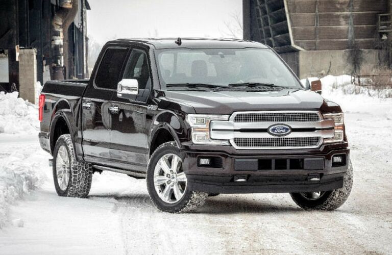 2018 F-150 Parked in the Snow