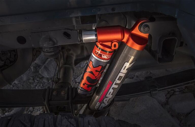 Fox shocks inside 2019 Ford F-150 Raptor