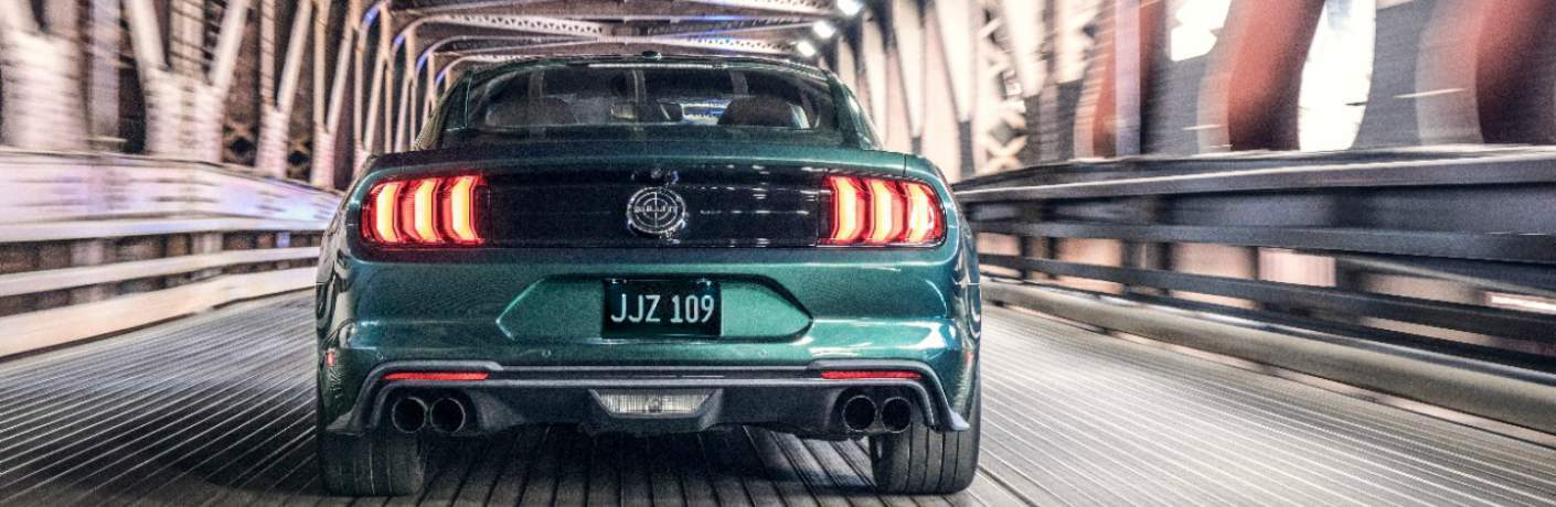 Taillights of the 2019 Ford Mustang Bullitt