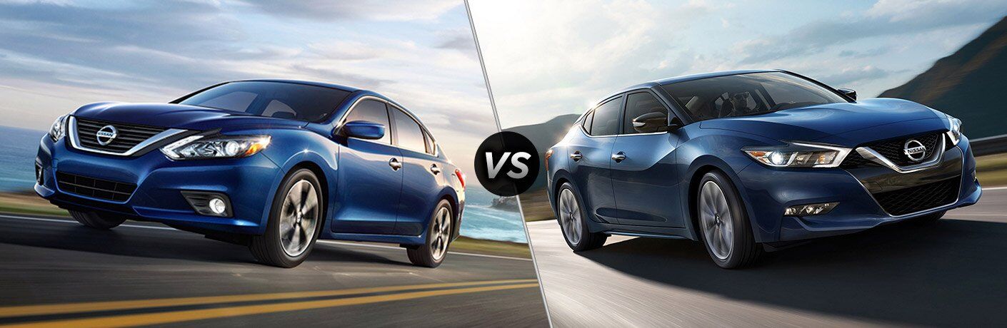 2017 Nissan Altima vs 2017 Nissan Maxima 2017 Nissan Altima vs 2017 Nissan Maxima