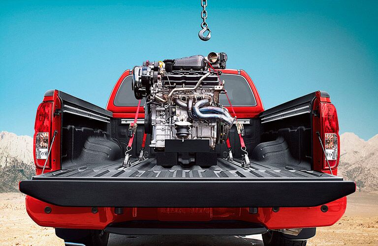 2017 Nissan Frontier Rear View of Bed