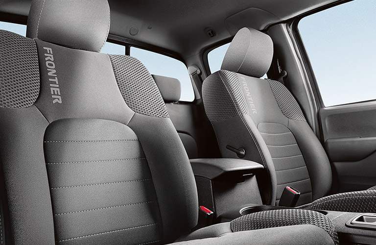 2018 Nissan Frontier Front Seats with custom seat trim and stitching