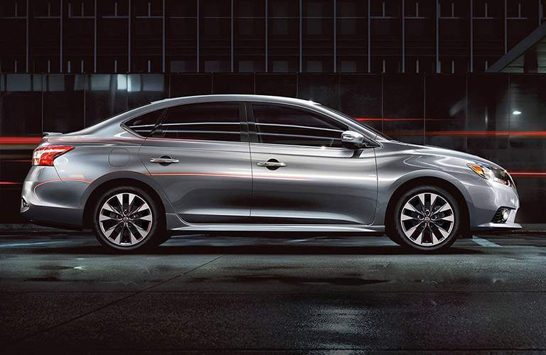 2018 Nissan Sentra Side View of Silver Exterior