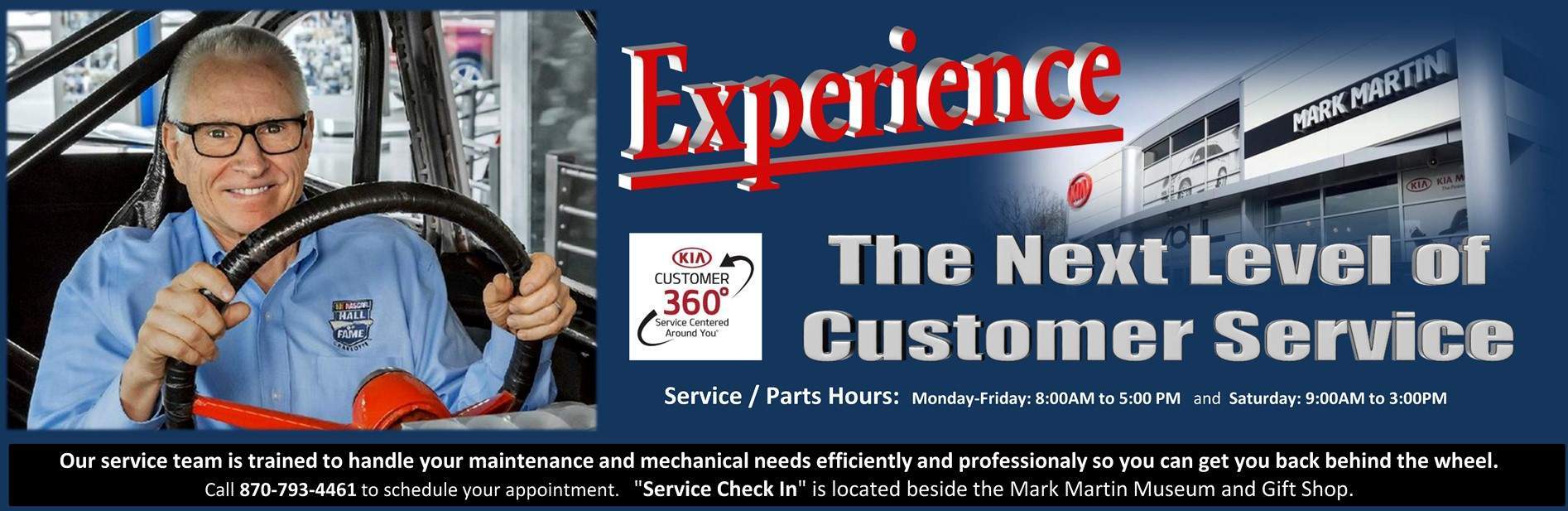New Kia at Mark Martin Kia