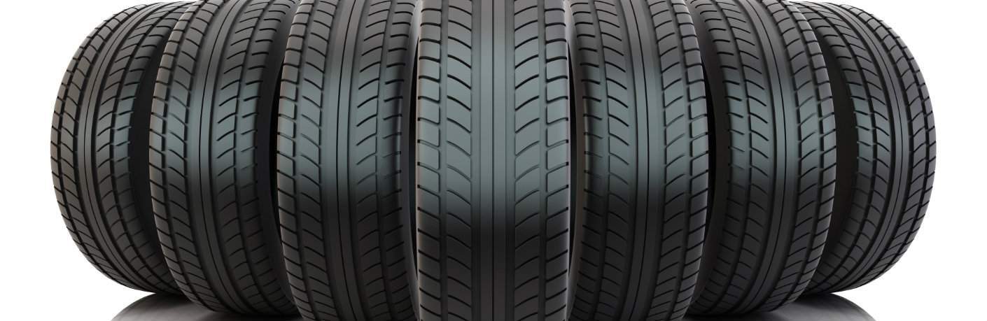 Line of tires for Volkswagen tire replacements at Atlantic Volkswagen in West Islip, NY