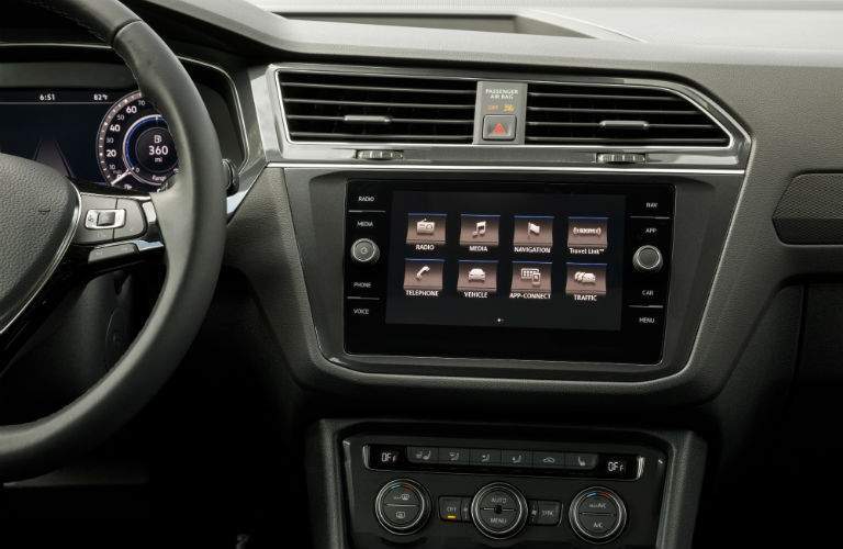 Each trim grade of the 2018 Tiguan offers a some version of its infotainment system