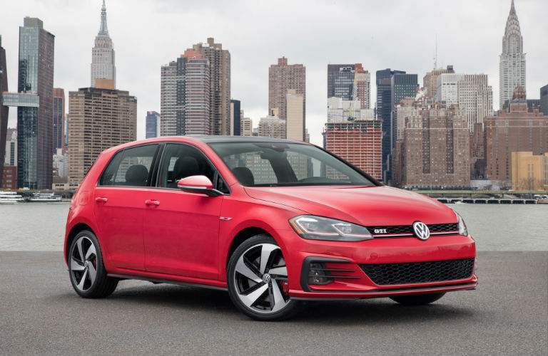 The 2018 VW Golf GTI offers a sleeking and more athletic exterior
