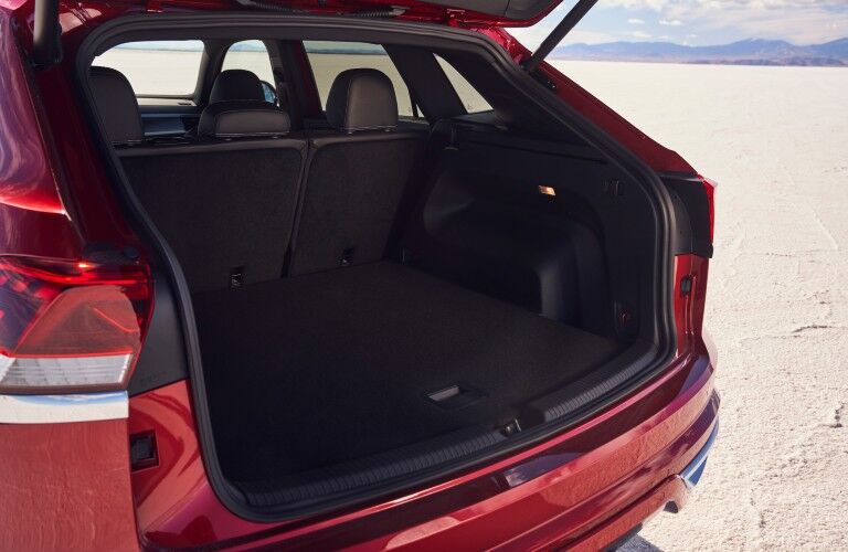 A photo of the cargo area in the 2021 VW Atlas Cross Sport.