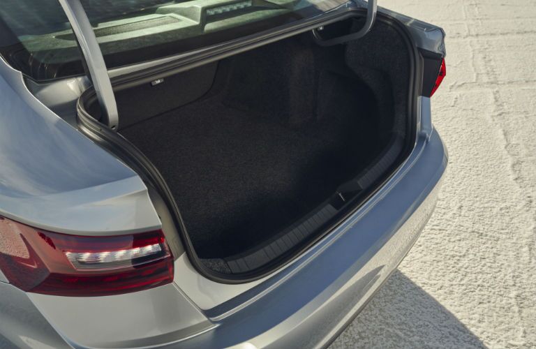 A photo of the trunk used by the 2021 Volkswagen Jetta.