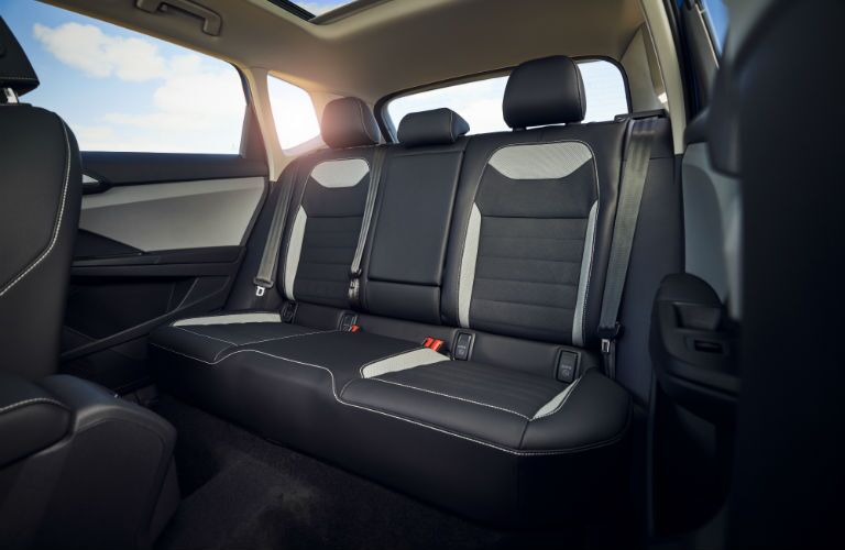 A photo of the rear seats in the 2022 Volkswagen Taos.