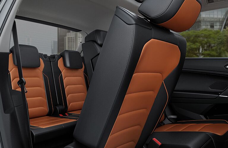 A photo of the third-row of seats in the 2019 VW Tiguan.