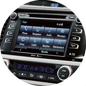 what tech features come in the toyota highlander?