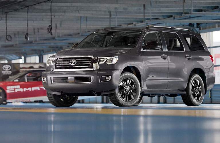 2018 Toyota Sequoia shown in grey