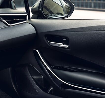 Available soft-touch interior