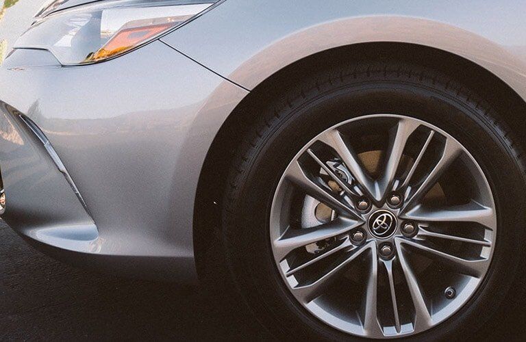 2017 Toyota Camry's tire close up