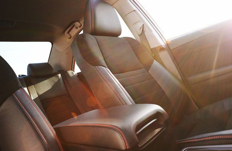 View of the 2017 Toyota Camry XSE's interior