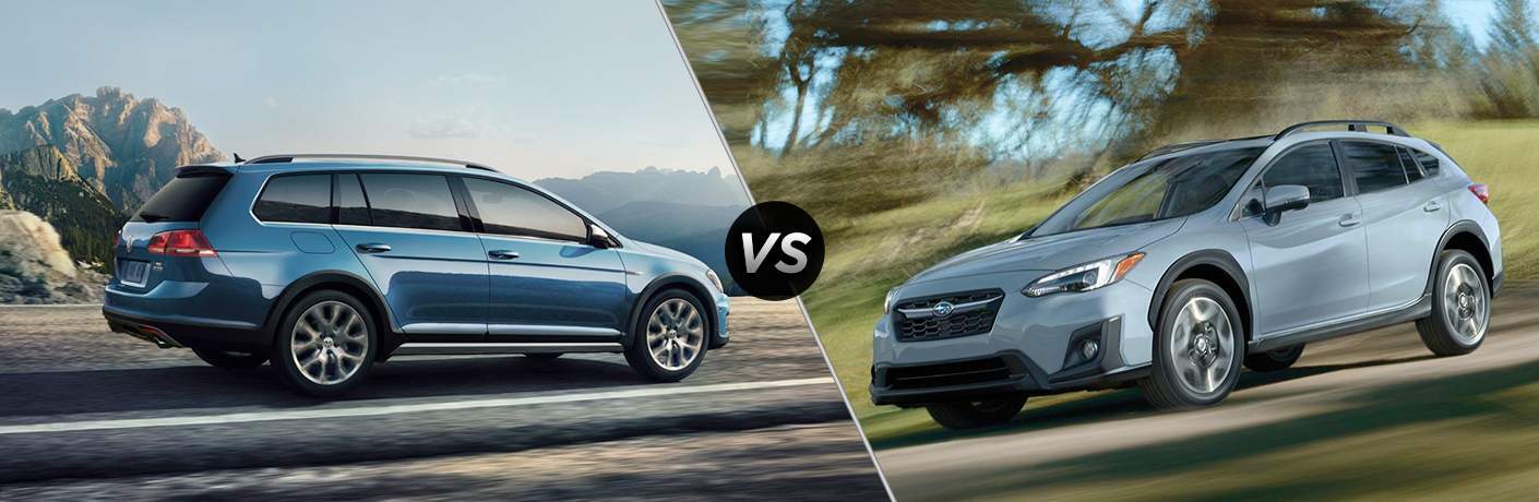 2018 Volkswagen Golf Alltrack Vs Subaru Crosstrek