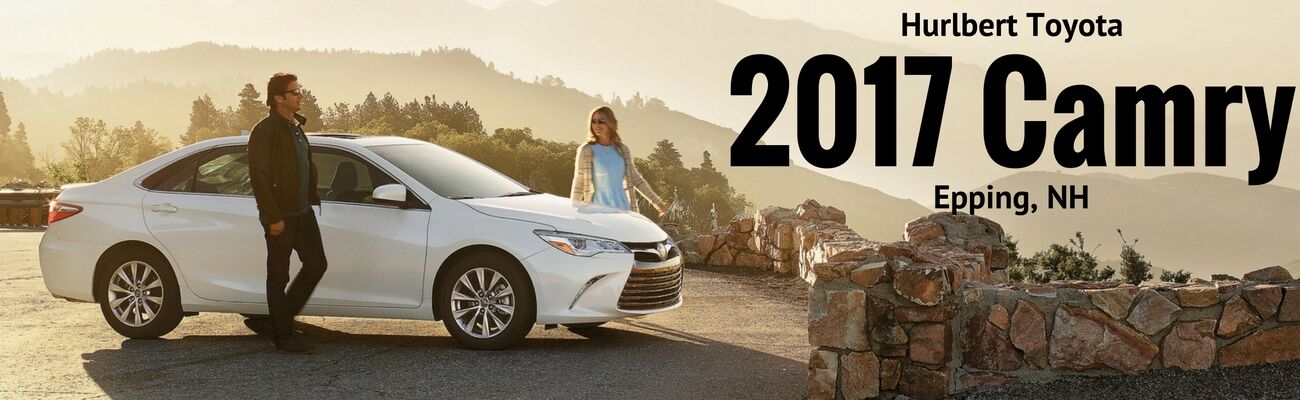 2017 Toyota Camry white 2017 Toyota Camry at Hurlbert Toyota in Epping, NH