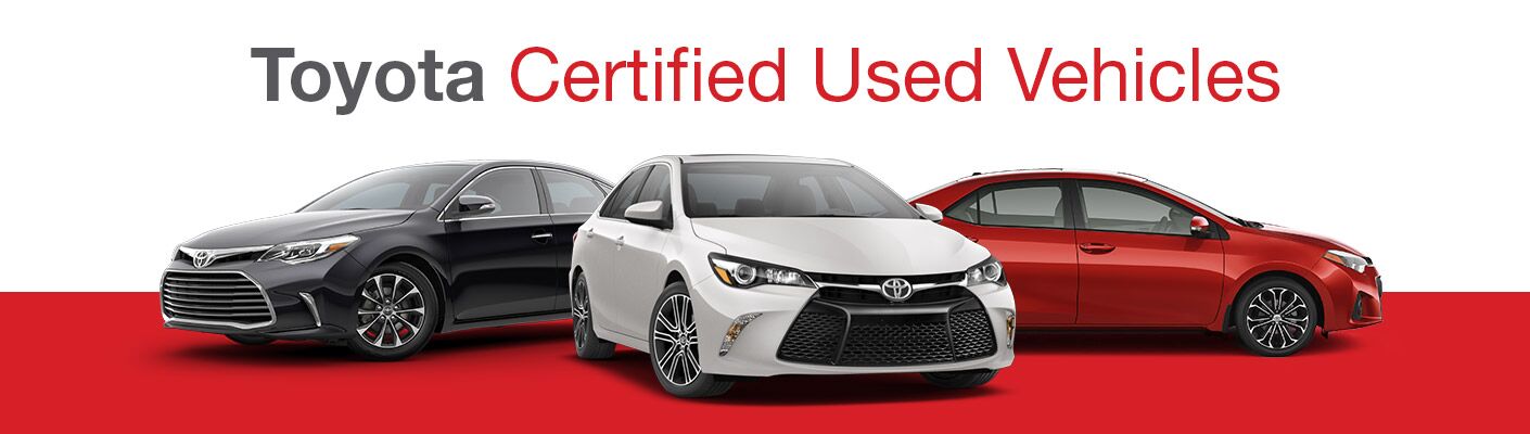Toyota Certified Vehicles - near Epping NH