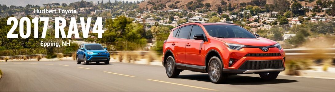 2017 Toyota RAV4 blue and orange 2017 Toyota RAV4 at Hurlbert Toyota in Epping, NH