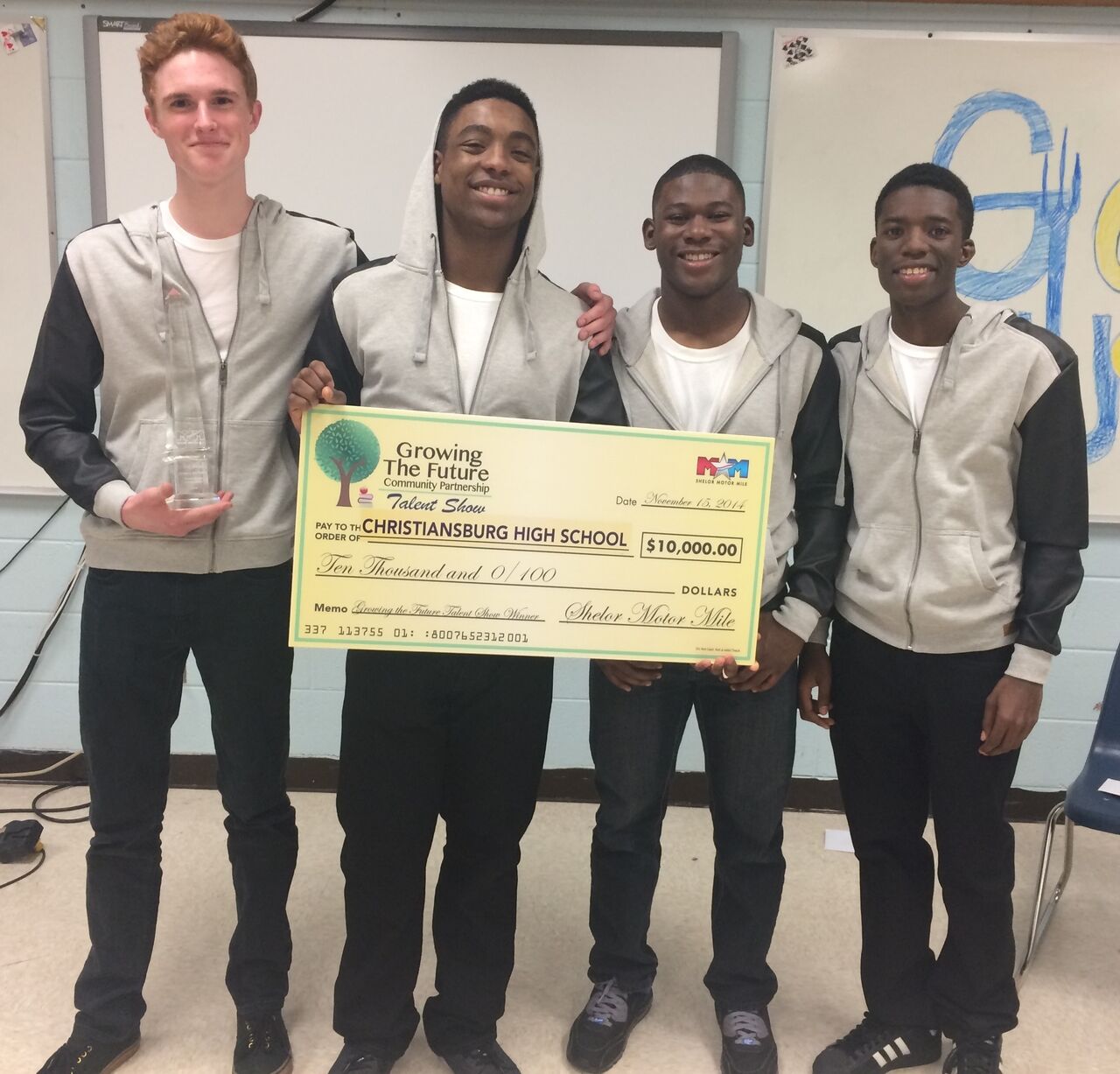 Christiansburg High School's Acapella Group, 2nd Place Winner