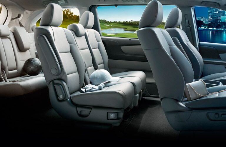 View of Seating Capacity in 2016 Honda Odyssey
