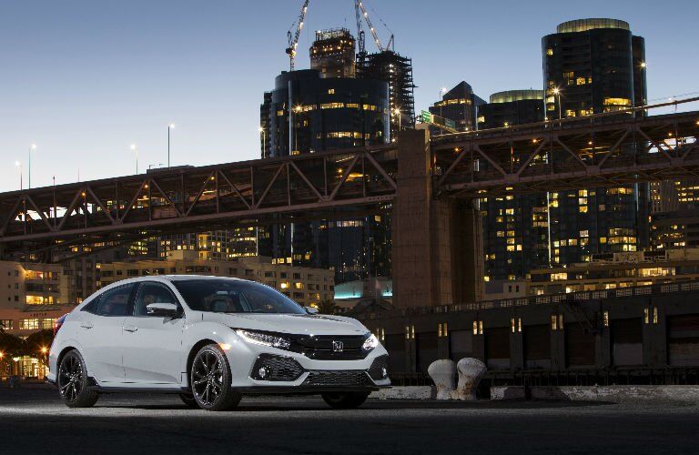 Civic Hatchback in White