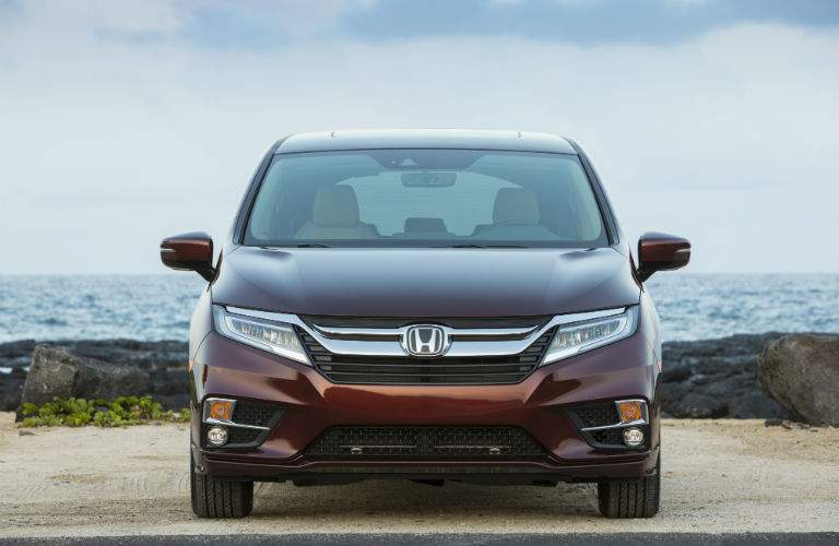 Several elements on the front of the 2018 Honda Odyssey have been upgraded