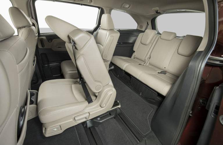 It is now easier for adults to get to the third row in the 2018 Odyssey