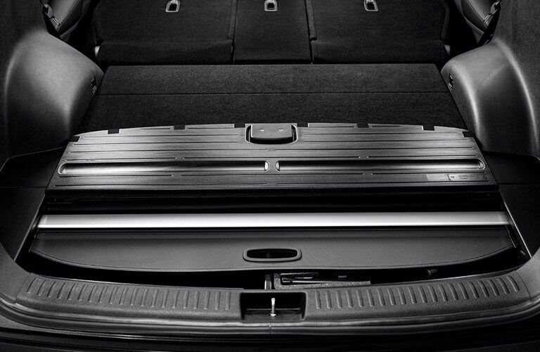 Storage compartments in the 2017 Kia Sorento