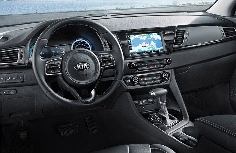 2017 Kia Niro interior dash view