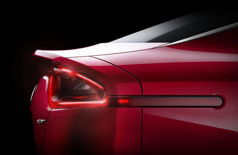 red kia stinger right taillight